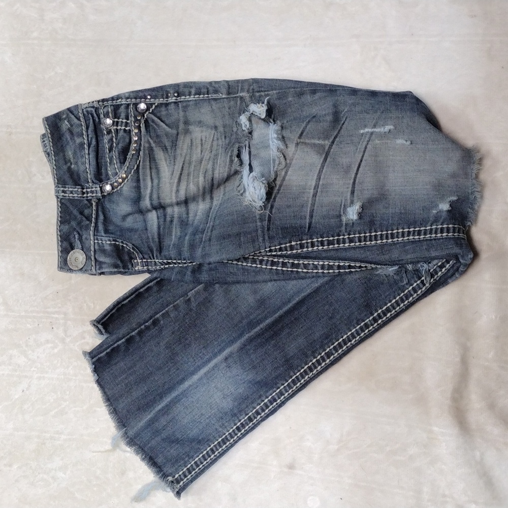 Almost Famous almost famous embellished jeans.